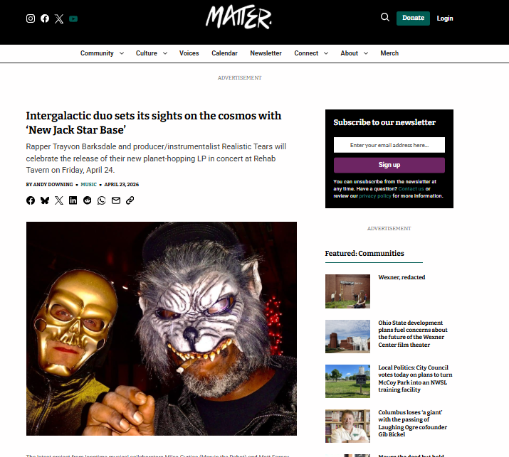 Barksdadle Matter News review