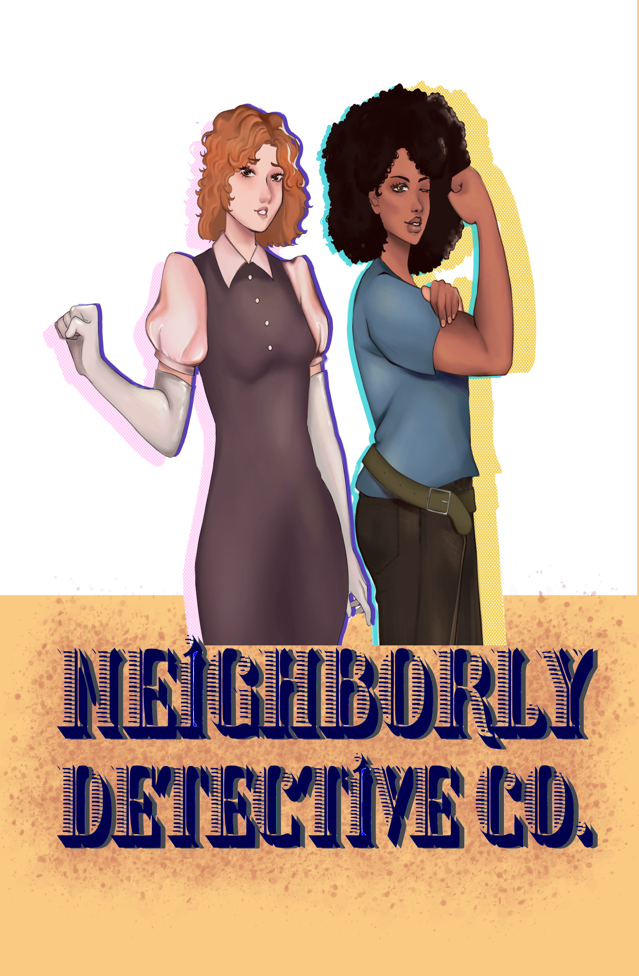 Agtha and Betsy ready to fight.