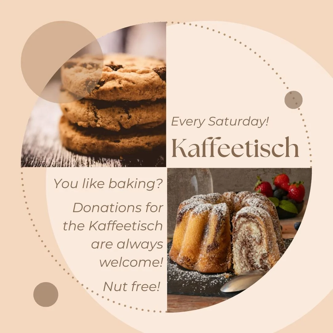 Coffee, Cake &amp; Community

Gemeinsam genie&szlig;en, gemeinsam helfen!

Der Kaffeetisch ist fester Bestandteil unseres Schullebens an der German Language School Ottawa. Ob vor dem Unterricht, in der Pause oder danach &ndash; hier treffen sich Sch&
