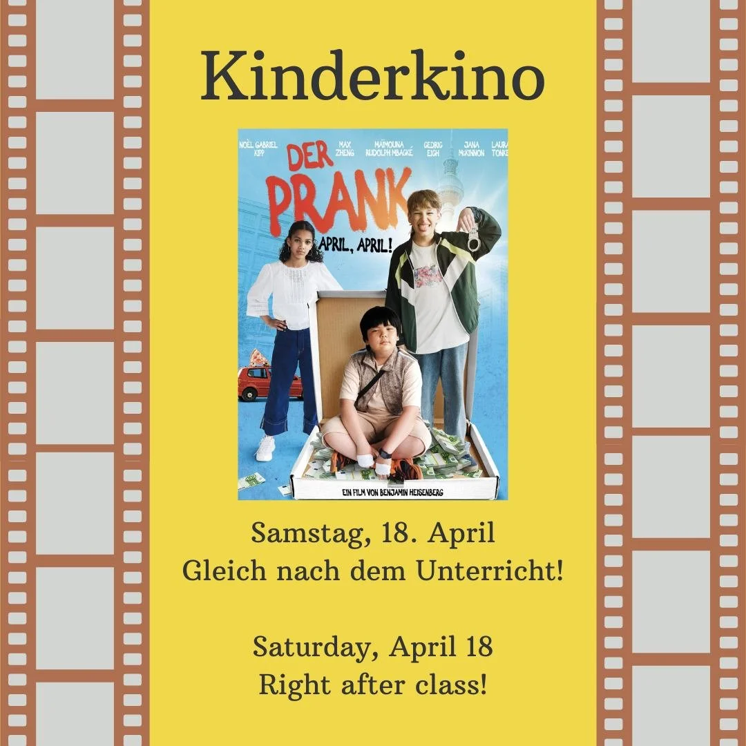 KinderKino!
Diesen Samstag - letzter Film des Jahres!

Hier ist ein Film f&uuml;r alle Freunde des guten Aprilscherzes: Ein aus dem Ruder laufender Aprilscherz des chinesischen Gastsch&uuml;lers Xi Zhōu (12) katapultiert Lucas (12) und seine Familie 