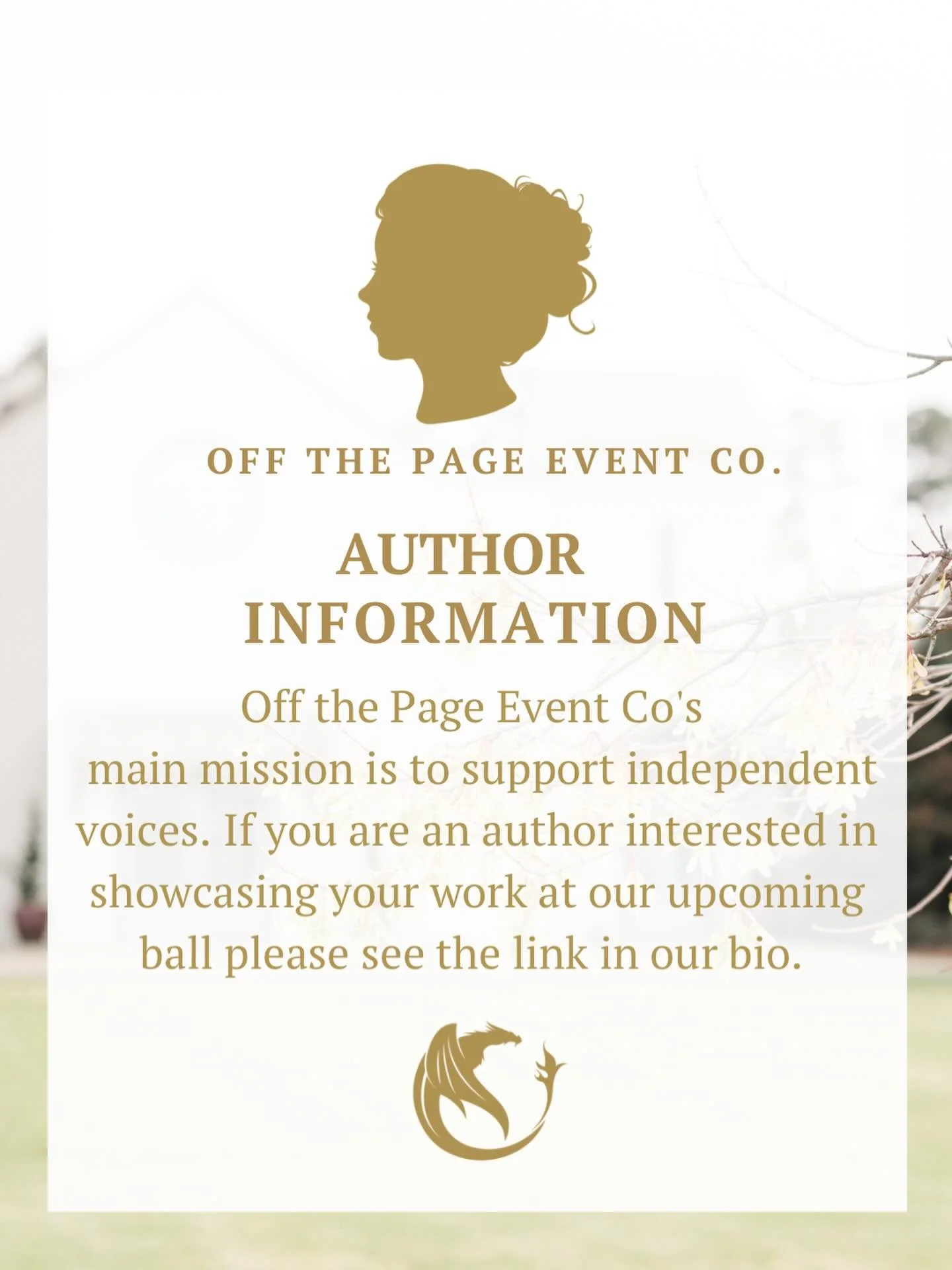 ✨ Calling All Authors in North Carolina and Beyond! 
We&rsquo;re seeking storytellers of every genre to join us for an unforgettable evening at our literary ball on May 23rd, 2026. If you&rsquo;re interested in being featured as one of our attending 