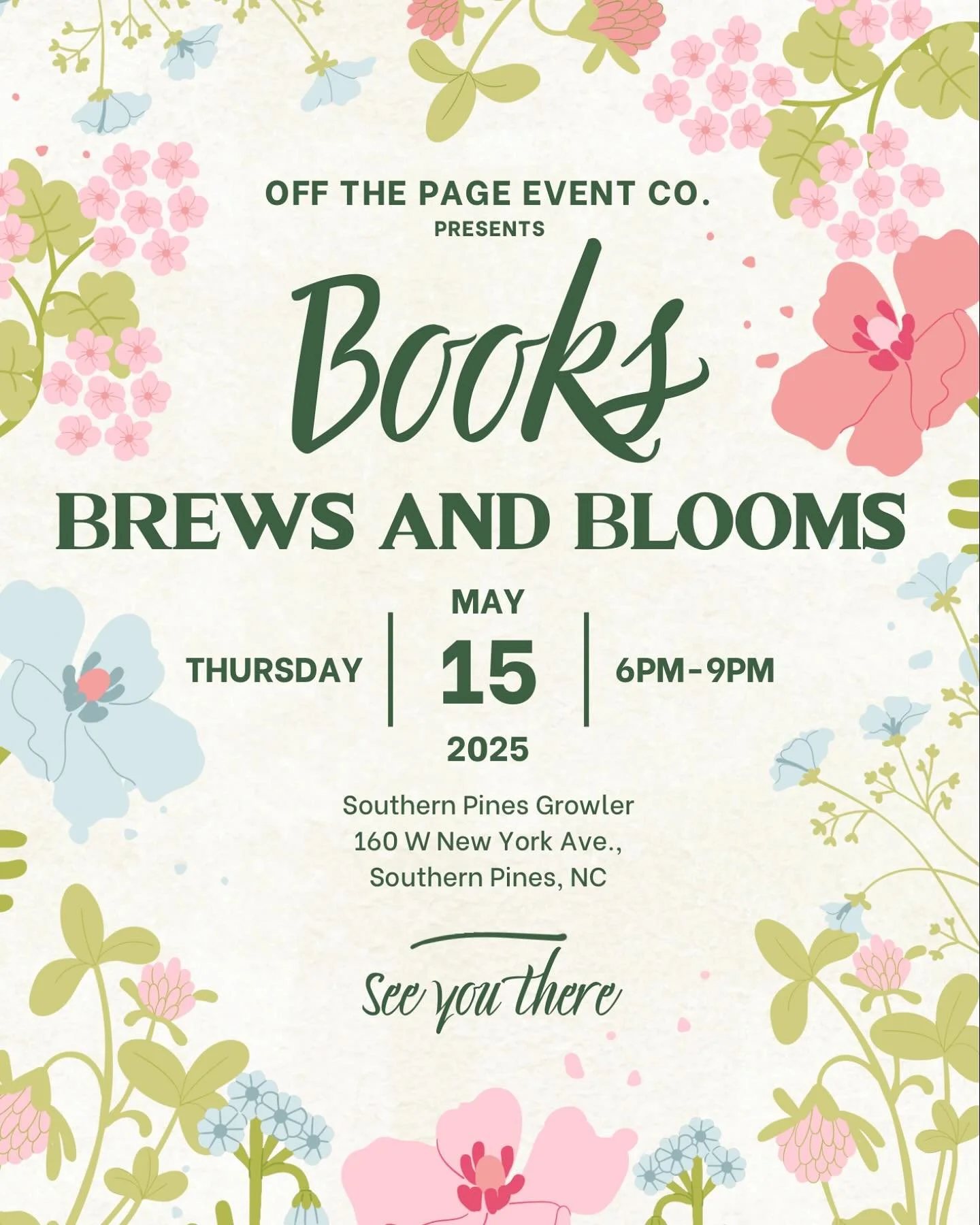 You asked, and we listened &mdash; another boozy book fair is on the way!
Join us on May 15th from 6&ndash;9 PM for Books, Brews, and Blooms!
Come shop, chat about your favorite reads, and grab some bites from a local food truck. Plus, @the.bloomingh