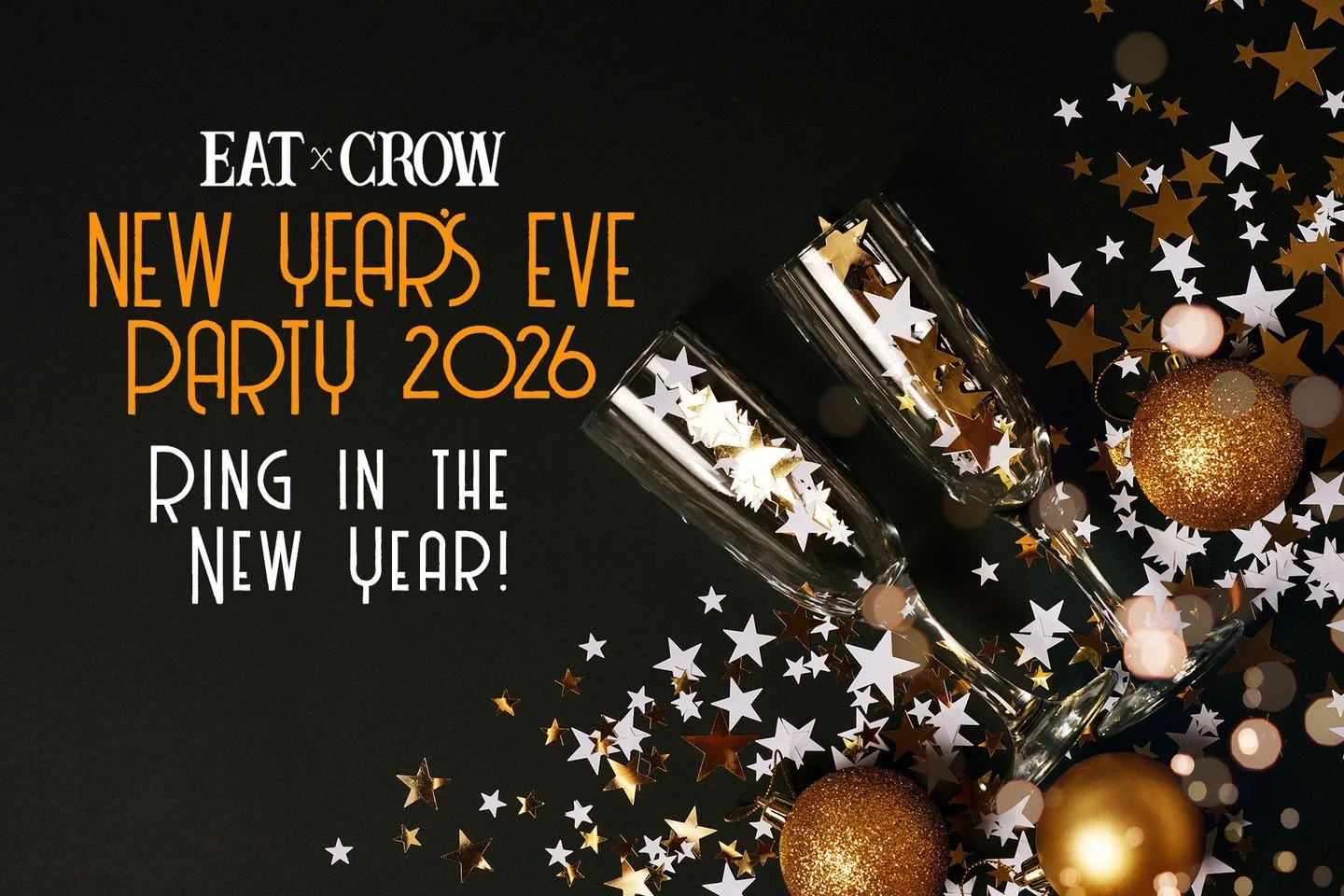 Tonight! Ring in the New Year with Eat Crow in Soulard! The party starts at 8 PM