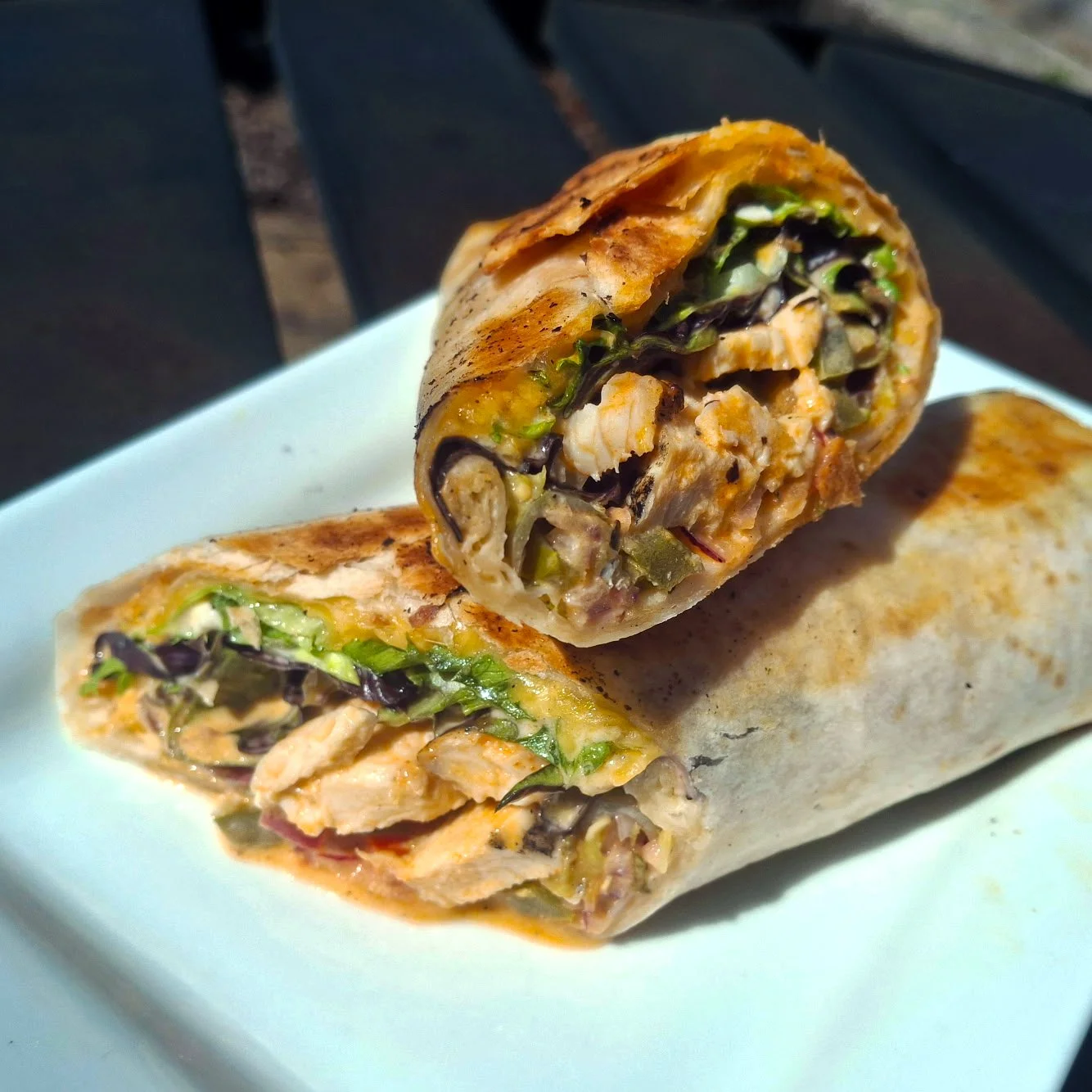 Eat Crow WEEKLY SPECIAL &bull;🐔 Buffalo Chicken Wrap 🌯 : Buffalo grilled chicken, cheddar, mixed greens, pico, and blue cheese dressing wrapped in a grilled flour tortilla - $17, comes with a choice of side. March 23 - 29