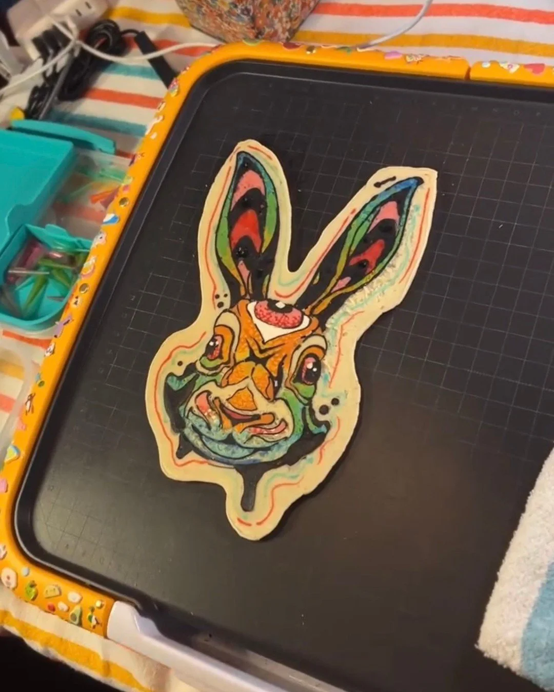 Hop on over! It's an Easter Sunday Metal Brunch! Joy of Pancakes (@thejoyofpancakes) will be making free edible pancake art for all customers, 10 am- 2 pm. Come have some brunch, and watch the pancake art being made on the big screen in real time! *O