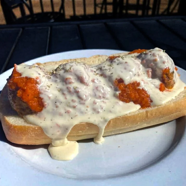 Don't miss this one! The Eat Crow WEEKLY SPECIAL &bull; 🇮🇹 MEATBALL SUB🔥: Delicious Italian seasoned meatballs on a toasted hoagie with house-made marinara and gouda cheese sauce - $19, includes a choice of side. Available through April 12th.