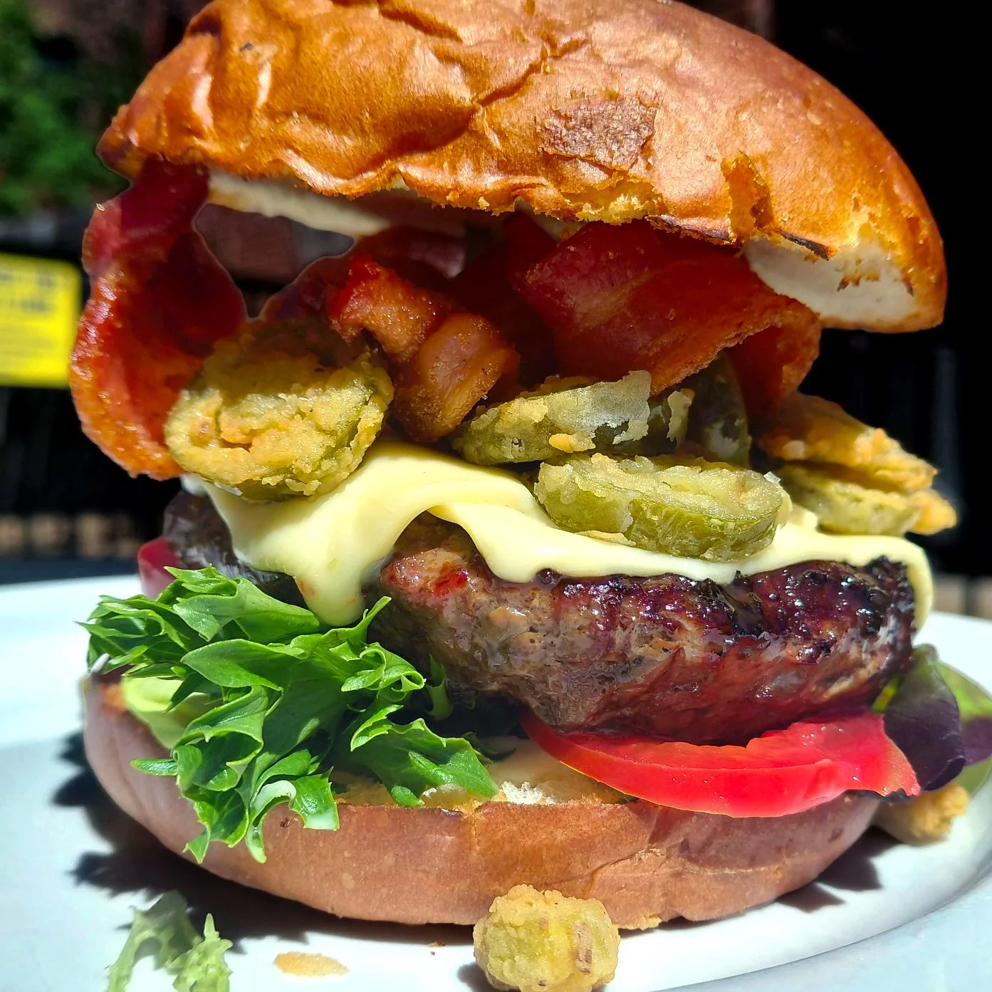 Don&rsquo;t miss out! **Eat Crow WEEKLY SPECIAL**: Enjoy the 🔥 Diablo Burger 🍔 - a half-pound burger patty served on a brioche bun with garlic mayonnaise, lettuce, tomato, a double portion of pepper jack cheese, fried jalape&ntilde;os, and brown su
