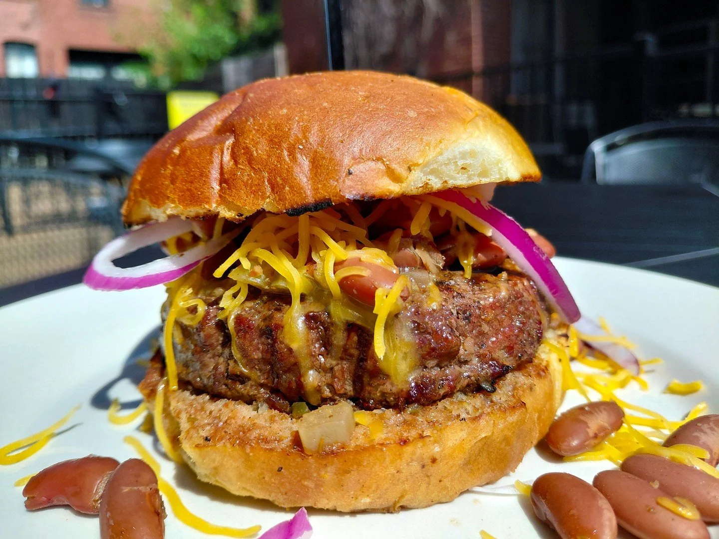 **DON'T MISS THE EAT CROW WEEKLY SPECIAL!**

🍔 Chili Cheese Burger 🫘 - Half-pound patty on a brioche bun topped with our housemade chili, shredded cheddar, spicy brown mustard, and red onions. Comes with a choice of side.

This special is available