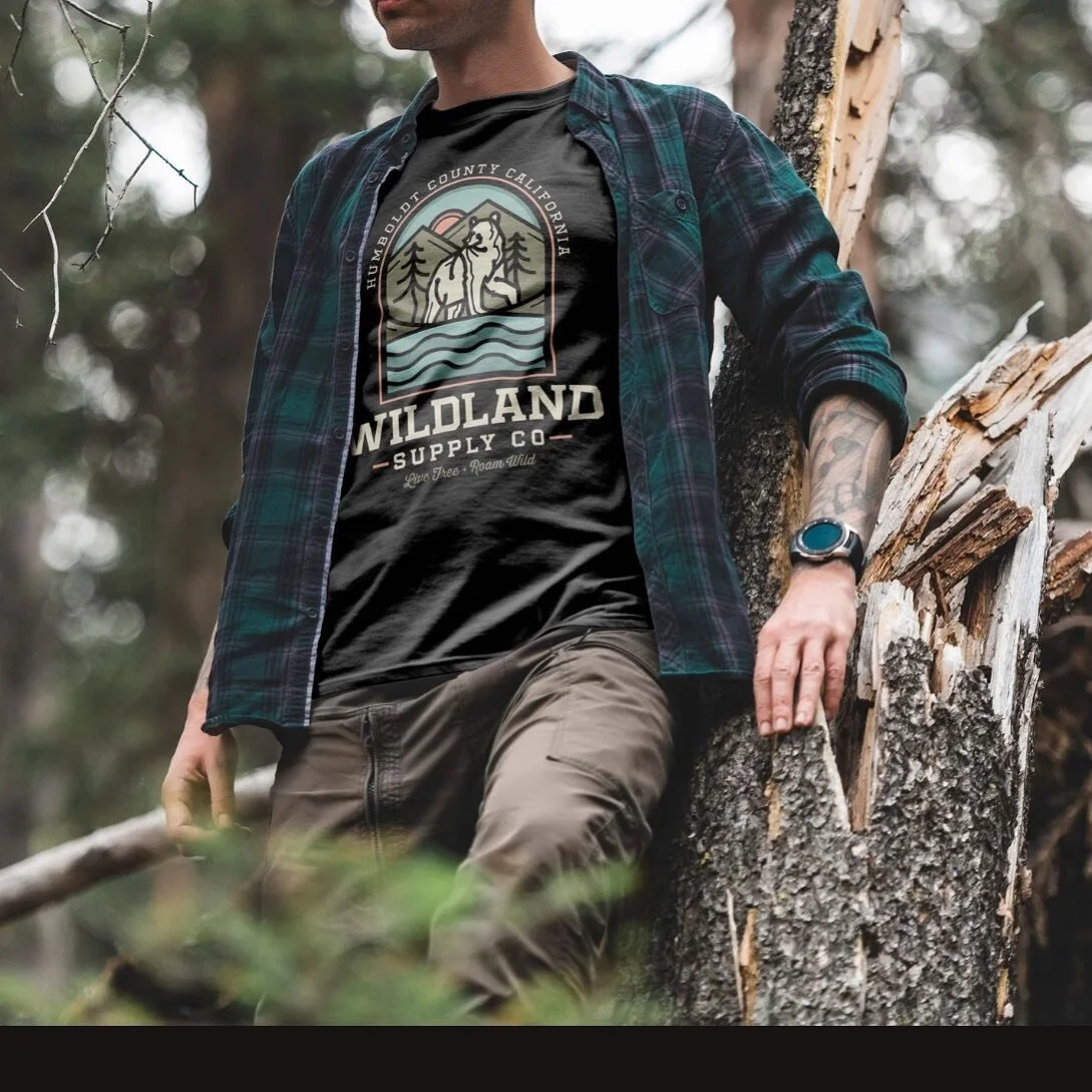 Our &ldquo;Live Free Roam Wild&rdquo; 100% cotton t shirt is available tomorrow @sageeureka 

This design celebrates local wildlife, and urges us all to try to live our lives as wild and free as possible.

Super limited run on everything we&rsquo;re 