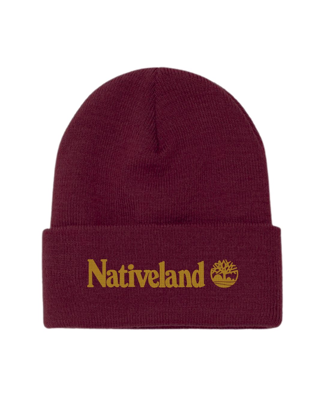 "Nativeland" Beanie (Maroon)