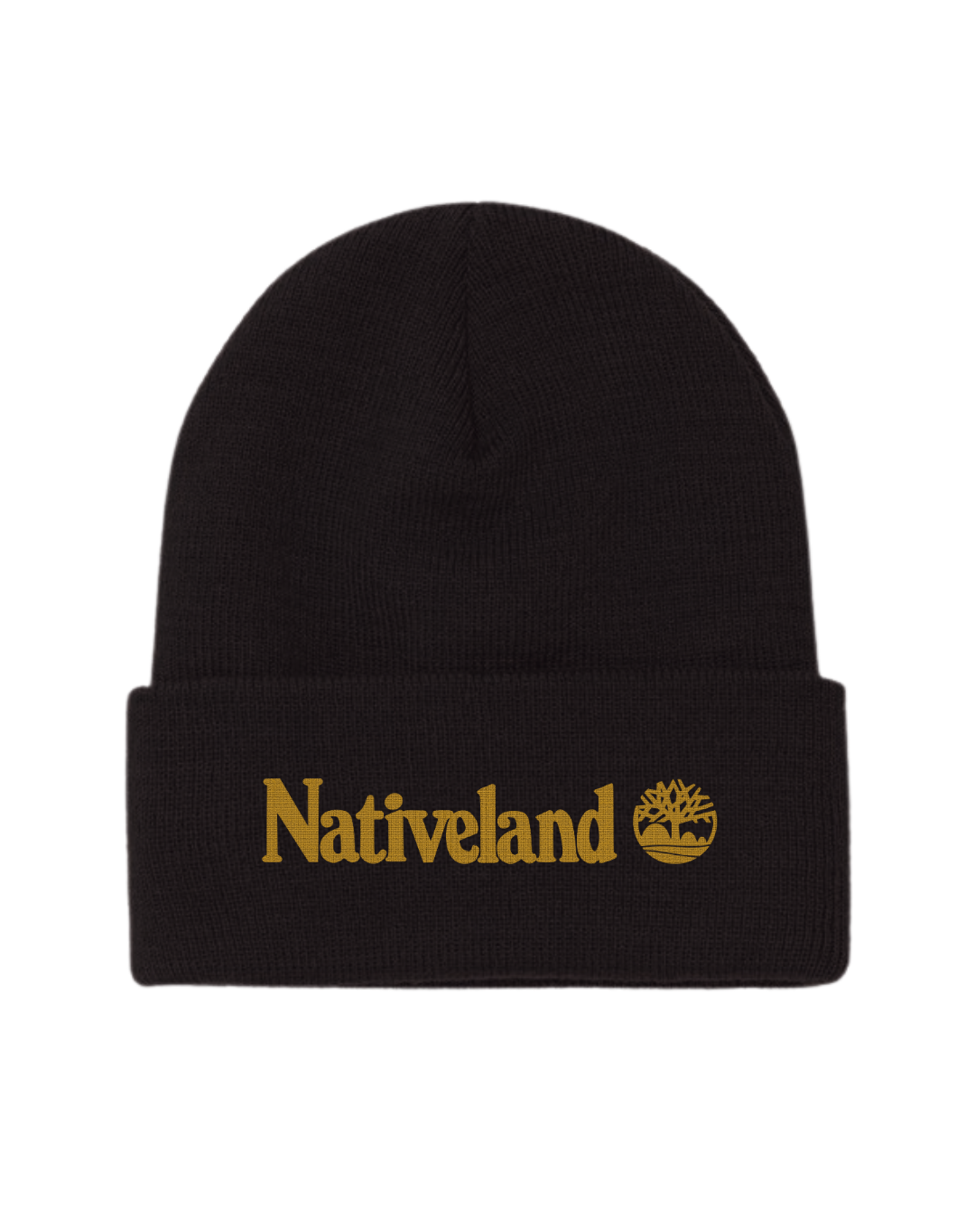 "Nativeland" Beanie (Black)
