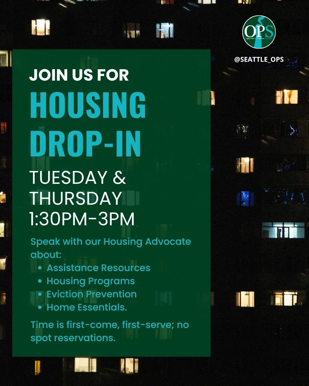 📢 **Housing Support for Survivors** 💜

Are you navigating housing challenges or just need support? 

Join us at our **CSE Survivor Housing Drop-In** every **Tuesday &amp; Thursday from 1:30 PM&ndash;3 PM**.

This is your time to sit with our compas