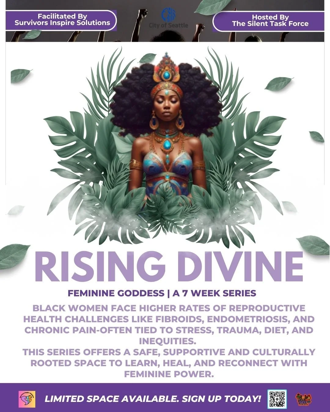 We&rsquo;re thrilled to share the launch of the Feminine Health &amp; Wellness Series, created by  @survivors_inspire_soutions_sis  and hosted by @thesilenttaskforce ! 

This is a powerful, free community event designed to provide education and heali