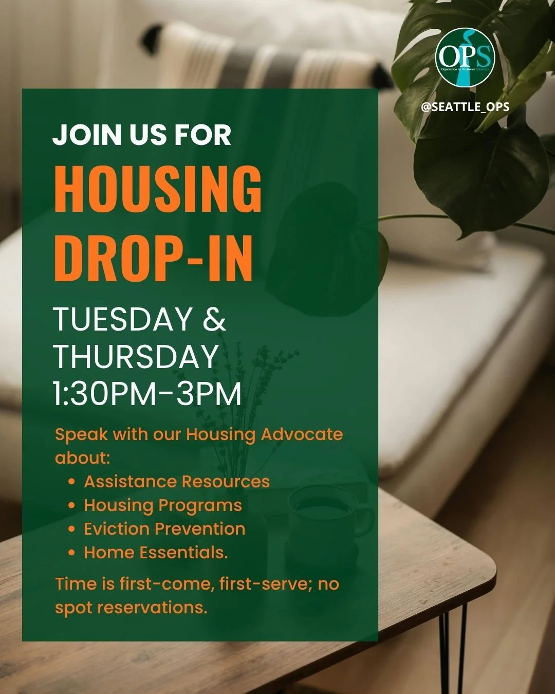 📢 Housing Support for Survivors 

Are you navigating housing challenges or just need support? 

Join us at our CSE Survivor Housing Drop-In every Tuesday &amp; Thursday from 1:30 PM&ndash;3 PM.

This is your time to sit with our compassionate Housin