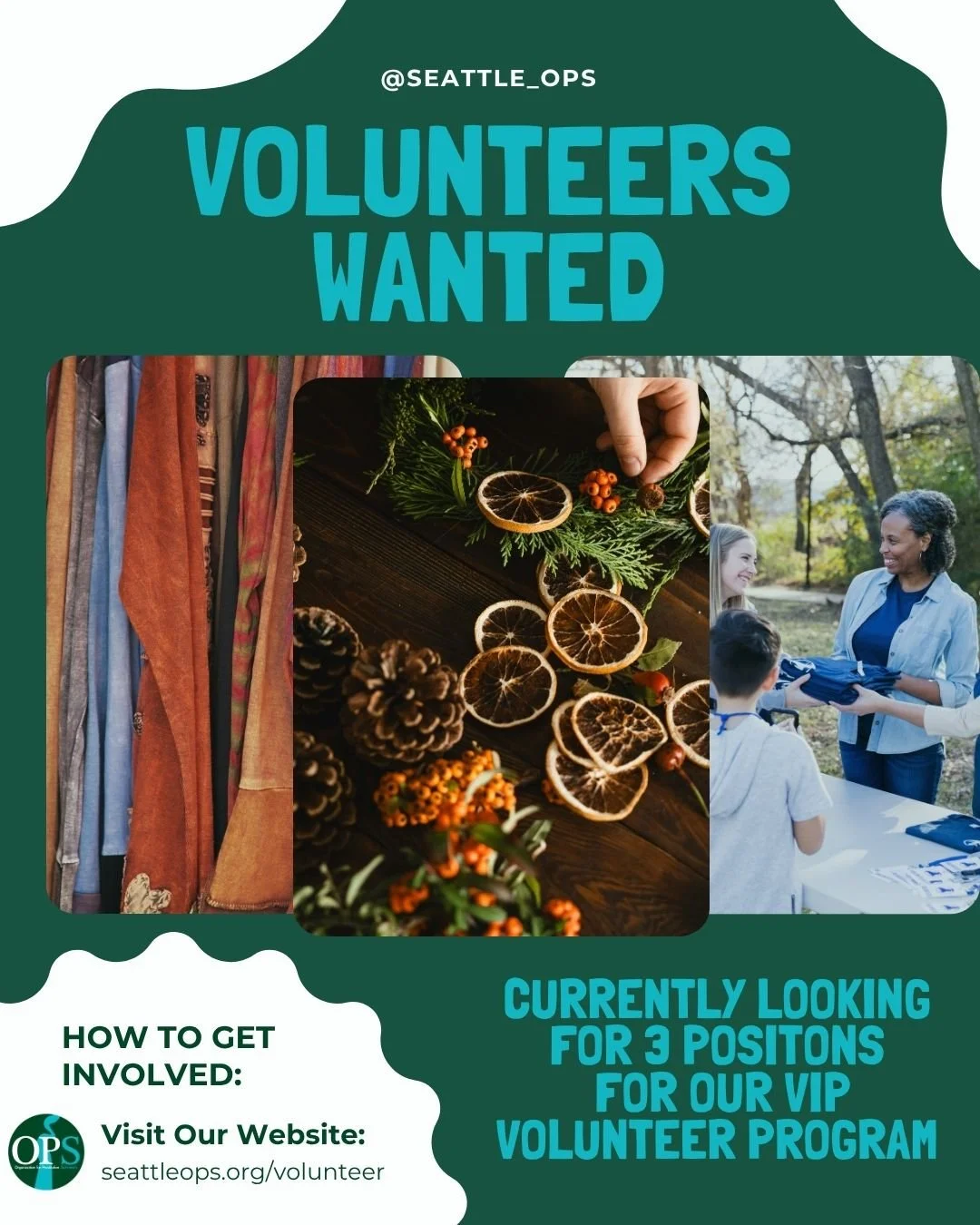 ✨Ready to volunteer with OPS?✨

We&rsquo;re looking for passionate volunteers to make a difference in our community.

Whether you&rsquo;re organizing the OPS Shop, serving meals, supporting youth activities, or engaging in outreach and tabling events