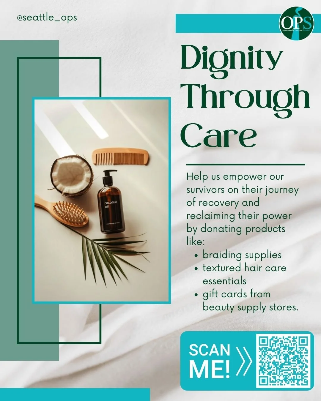 Recently, our youth survivors of CSE have shared a specific need: hair and self-care essentials &mdash; things like shampoo, conditioner, bonnets, and especially braiding hair and maintenance supplies that help them feel restored and confident.

✨ Yo