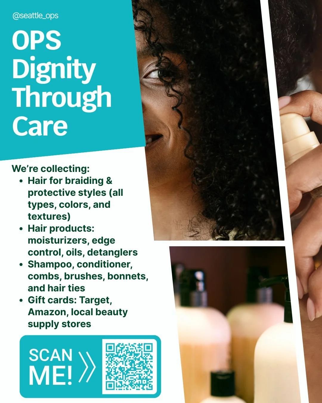 Recently, our youth survivors of CSE have shared a specific need: hair and self-care essentials &mdash; things like shampoo, conditioner, bonnets, and especially braiding hair and maintenance supplies that help them feel restored and confident.

✨ Yo