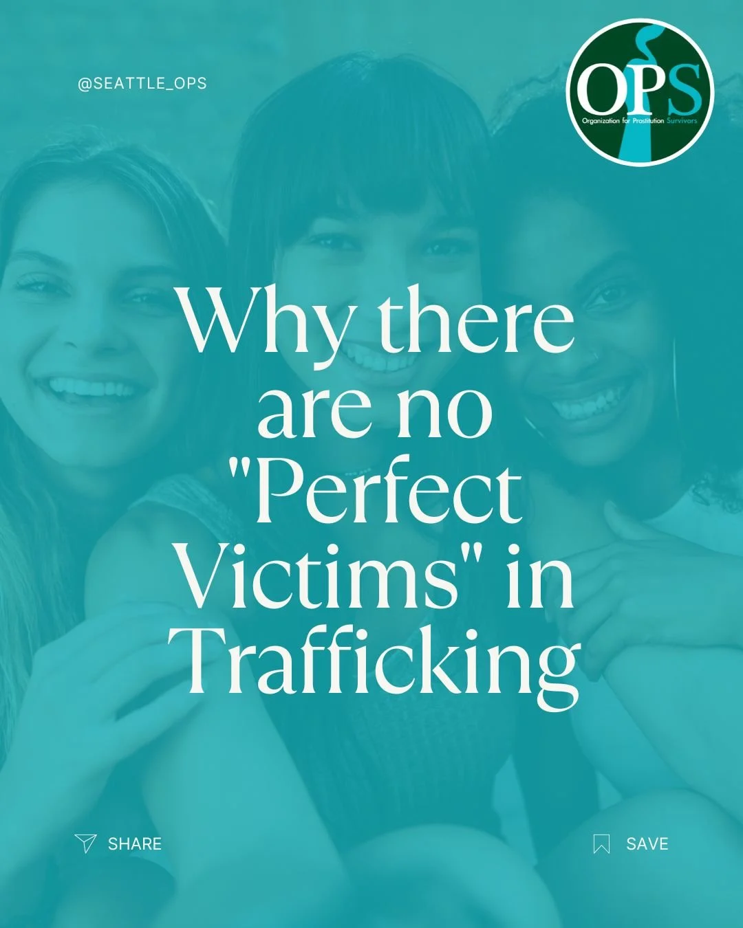 The myth of the "perfect victim" obscures the diverse and complex realities of those who survive trafficking and exploitation. 

It's time to move beyond narrow narratives that see survivors as passive or powerless.

At OPS, we stand firm i