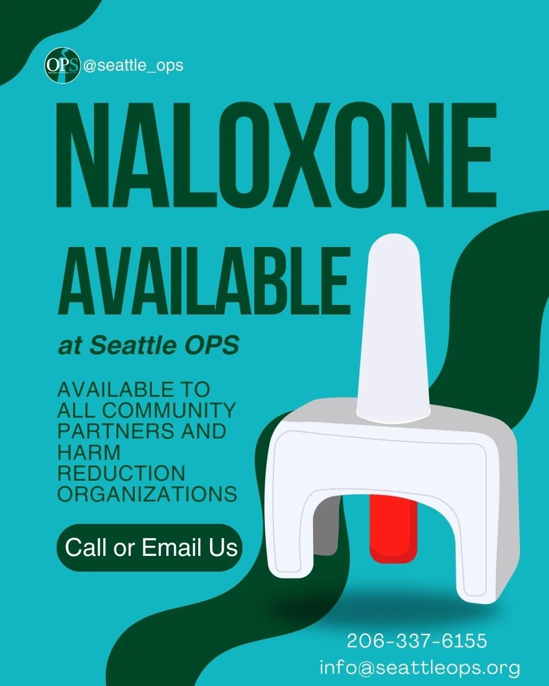 Thanks to a generous donation from @end.overdose , we&rsquo;ve got a significant amount of Naloxone ready for *immediate distribution* to our community partners.

🙌 If you or someone you know is in need of Naloxone kits (2 doses per unit), get in to