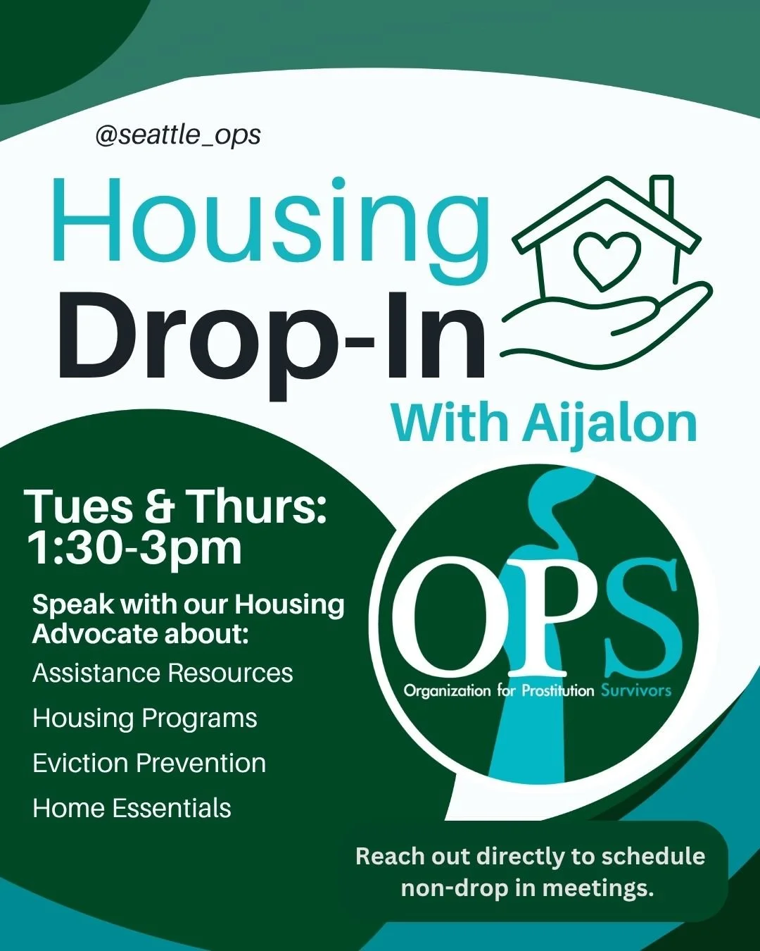 🏠Housing Drop-In Hours Are Back!✨

We&rsquo;re excited to welcome you to our Housing Drop-In sessions, now with Aijalon, our new amazing Housing Advocate! 

Join us every **Tuesday &amp; Thursday from 1:30-3pm** to explore the support and resources 