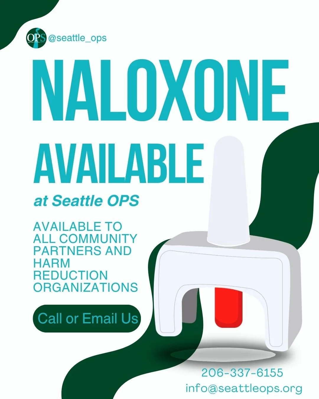 Thanks to a generous donation from@end.overdose , we now have a significant supply of Naloxone available for immediate distribution to our community partners. 

Need Naloxone Kits?

Each kit contains 2 doses, and they&rsquo;re ready to help keep our 
