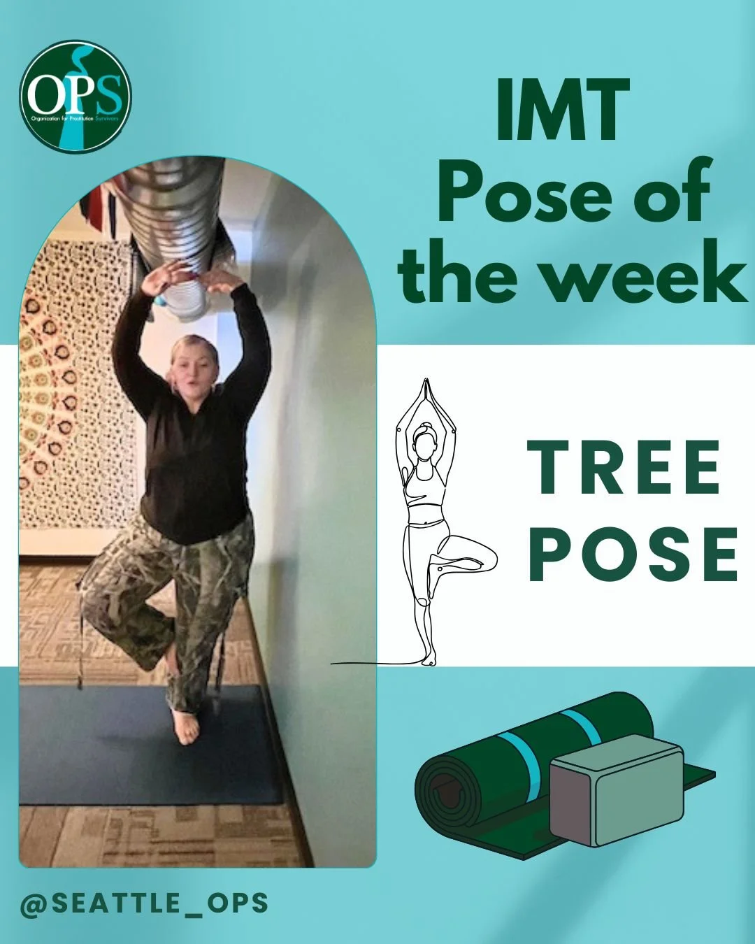 Pose of the Week: Tree Pose with Taya 

She's beautifully balancing the art of movement and stillness, embodying what it feels like to truly be present in her body. 

Tree Pose is not just about maintaining balance but also about focusing your mind a