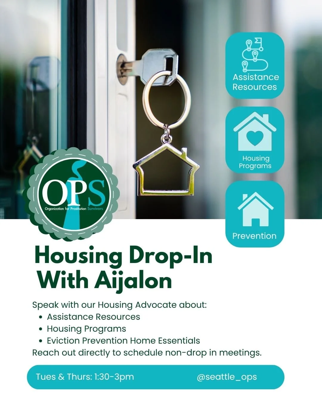 🏠Join us every Tuesday &amp; Thursday from 1:30-3pm to explore the Housing Drop-In sessions with Aijalon, our amazing Housing Advocate to access support and resources available to you:

➡️ Assistance with housing resources
➡️ Programs tailored to me