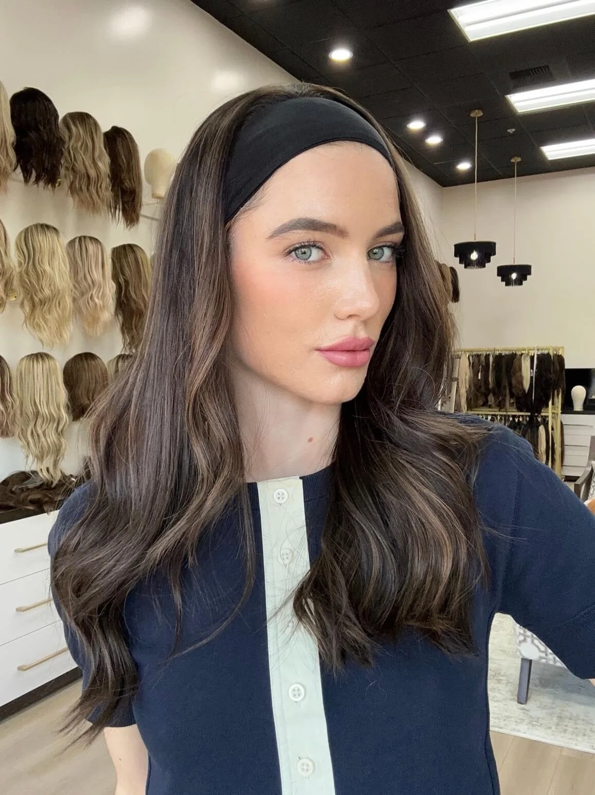 24-inch brown human hair wig by Tresses by Juless