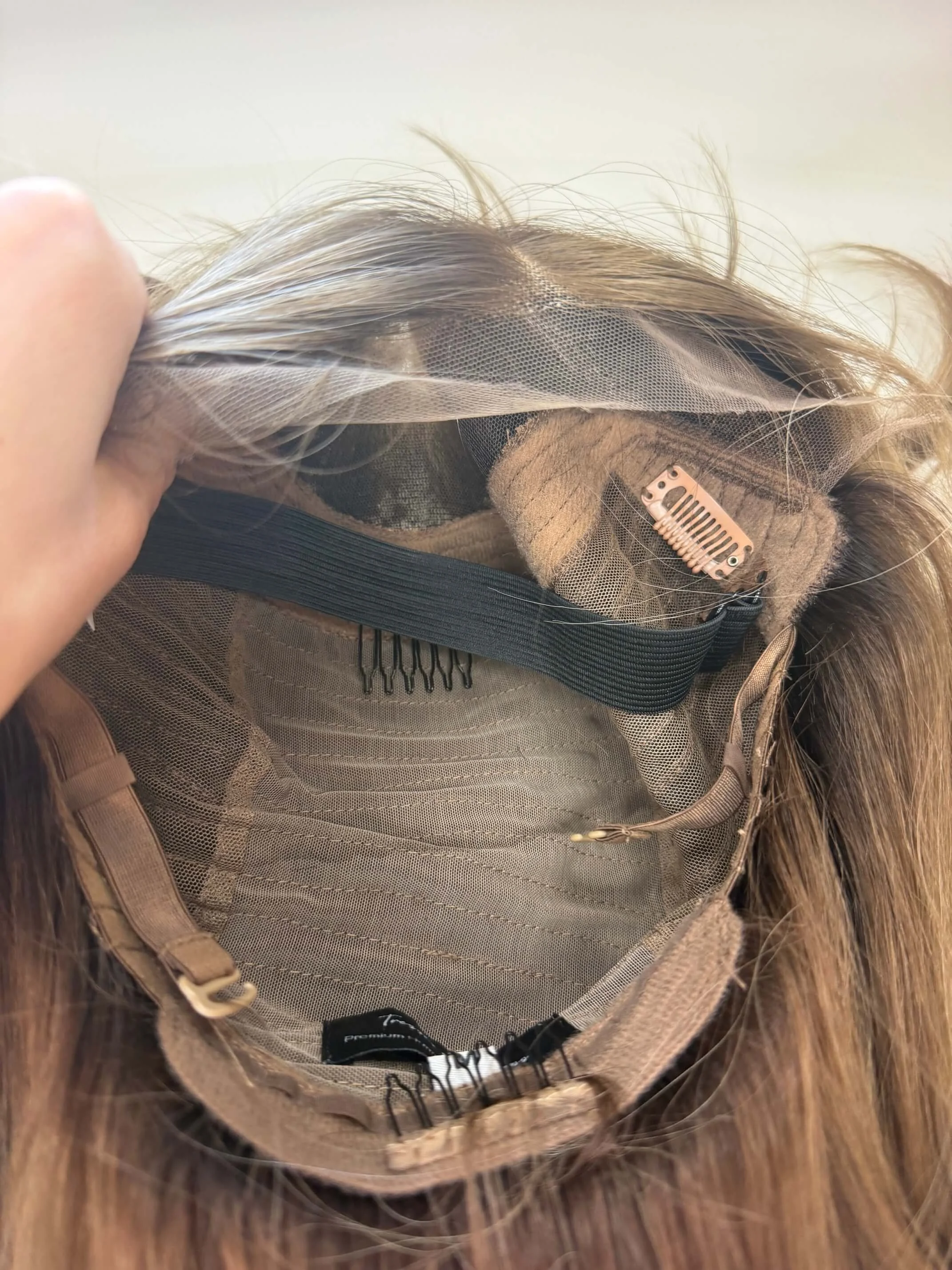 29-inch blonde Slavic human hair wig in Blonde