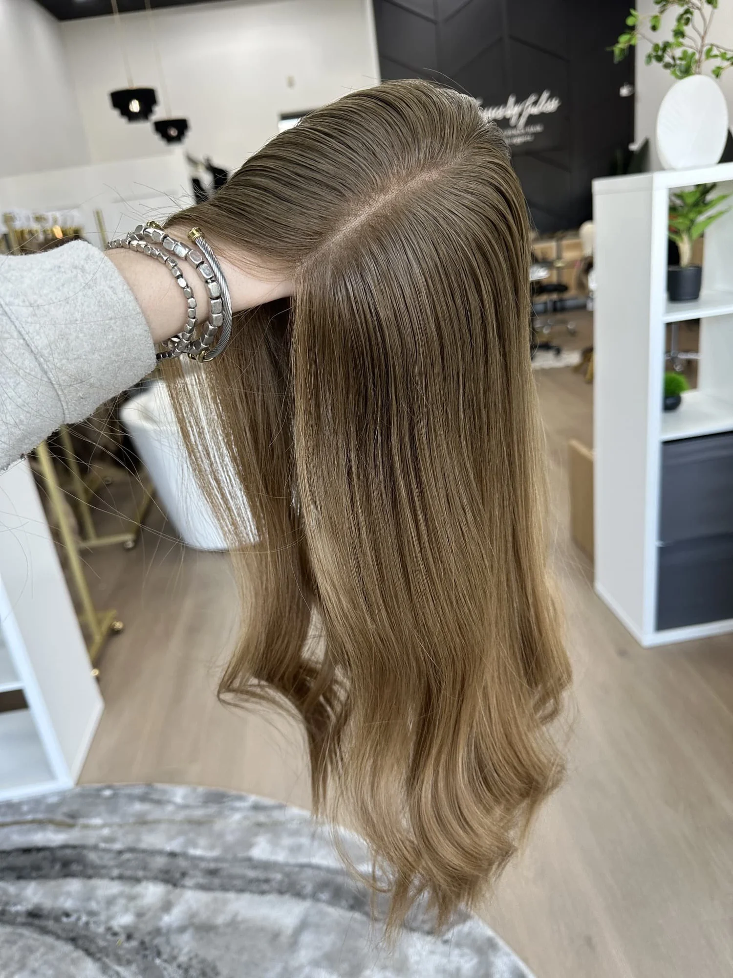 Custom Hair Topper | Hand-Tied European Human Hair