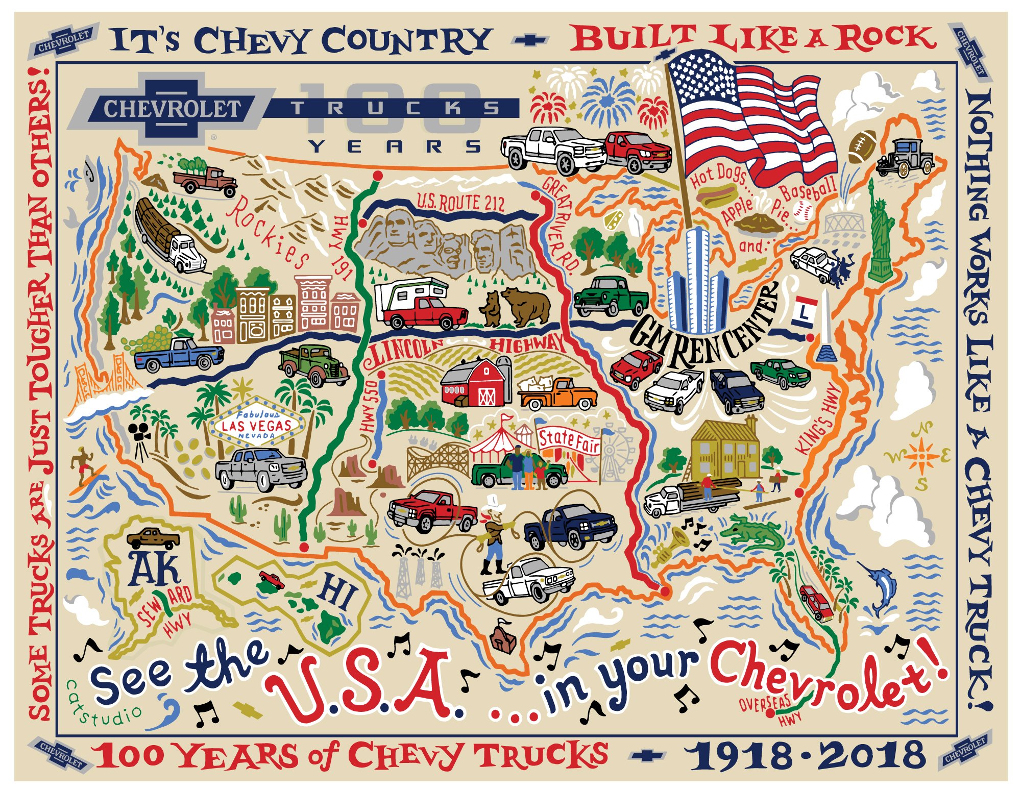 50 Years of Chevy Trucks /
design for catstudio