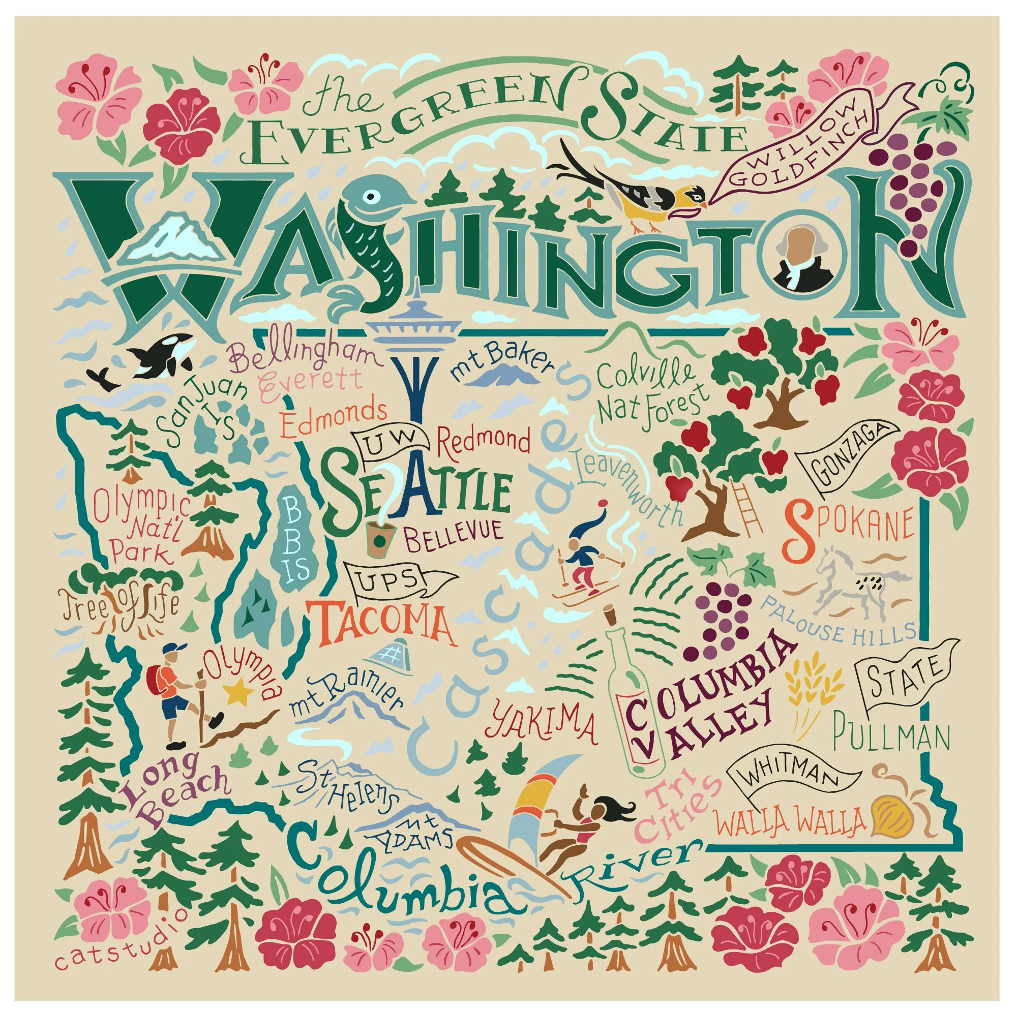 Washington State /
design for catstudio