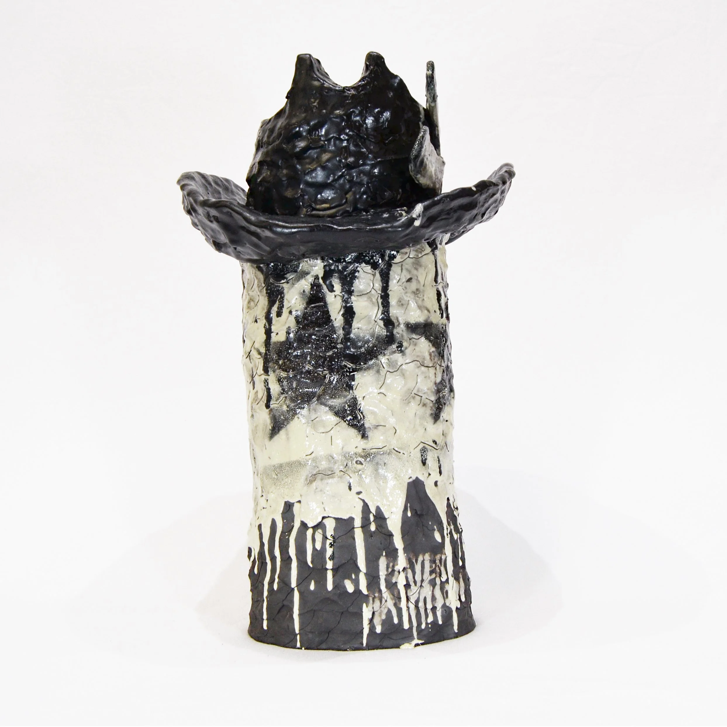 Raven Halfmoon Oklahoma Cowgirl II, 2025 stoneware glaze 21x12x14 in  (reverse).jpg