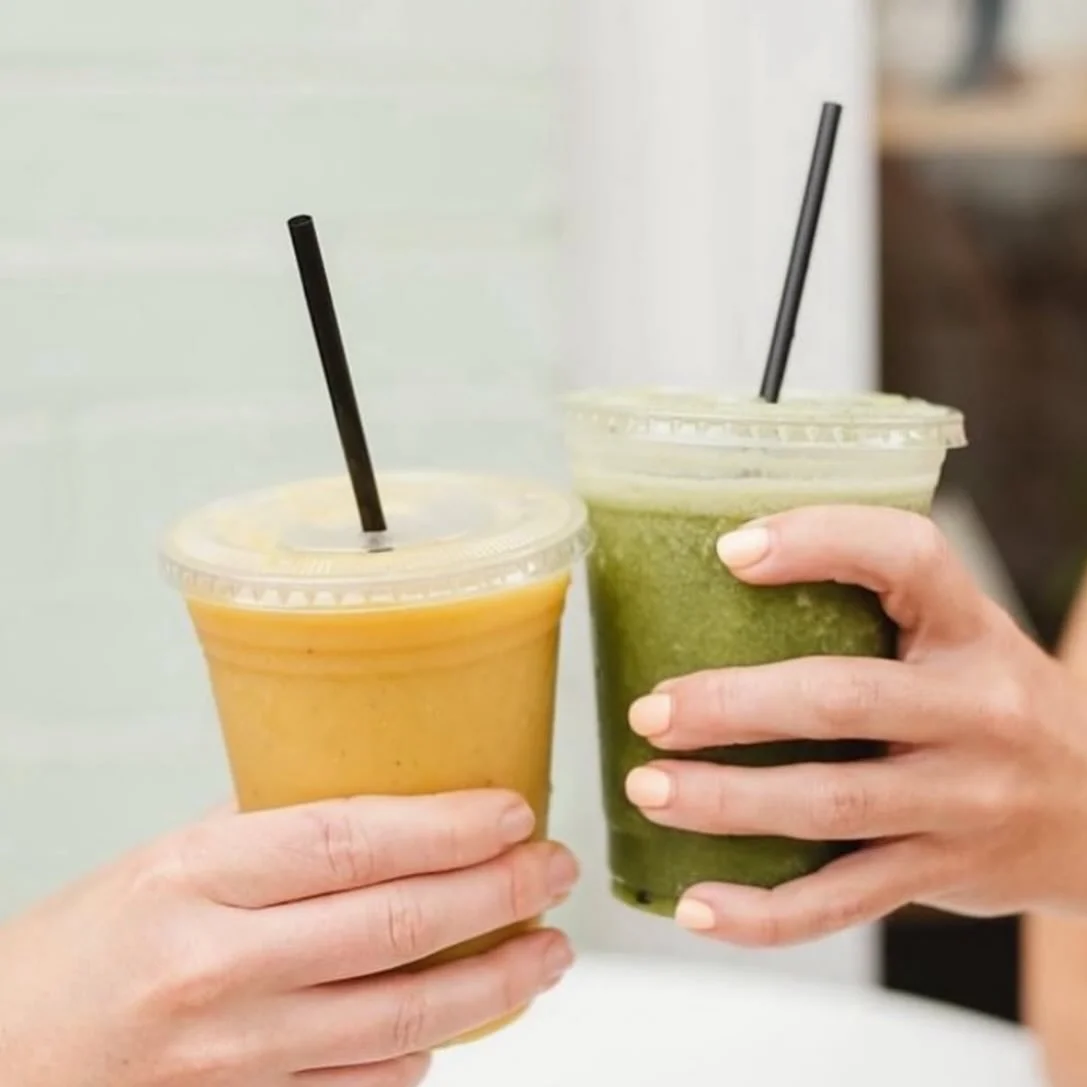 Saturday is the perfect time to try out {ice free} smoothies!!! 

🌱 the best f*ing smoothie 
🌱 the ultra
🌱 clean green