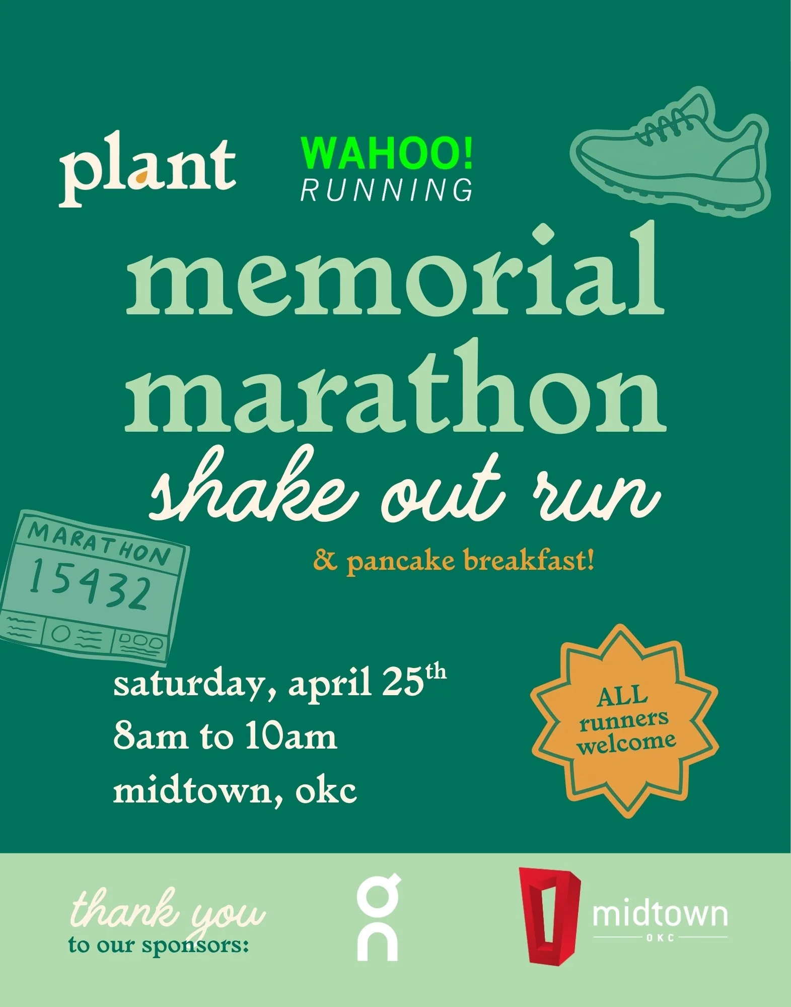 Memorial Marathon Shake Out Run