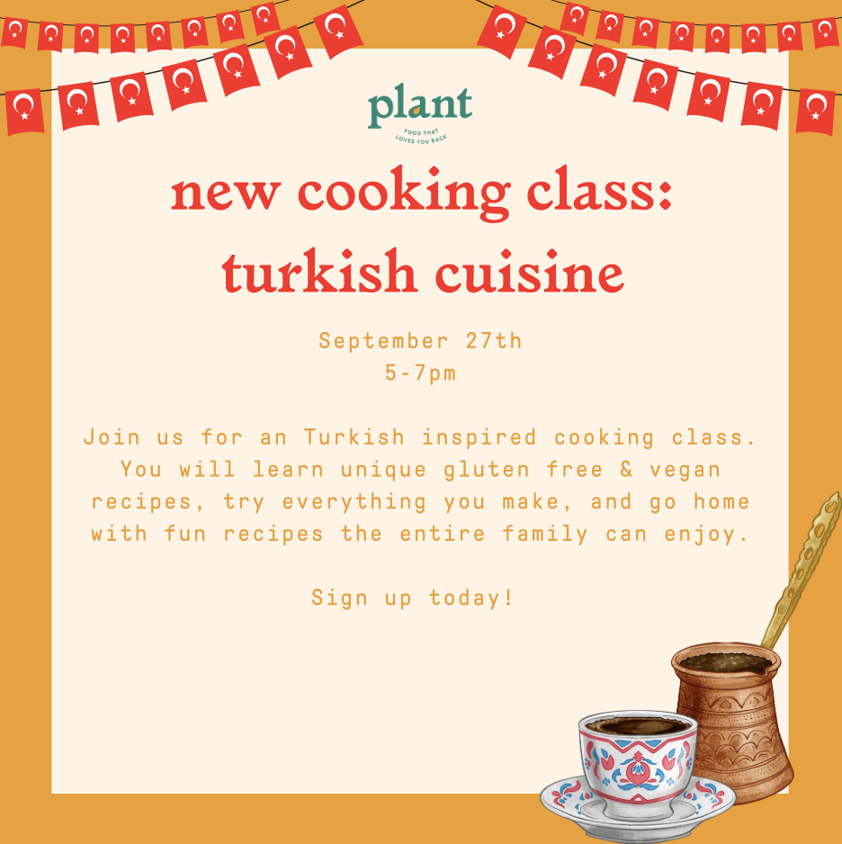 Cooking Class: Turkish Cuisine with Emma Ryan 