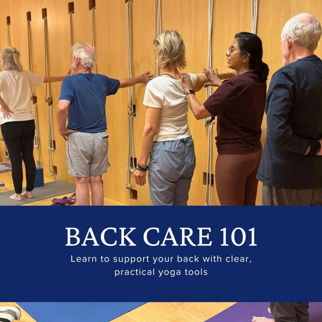Back Care 101 Workshop with Ruchi Murlidhar