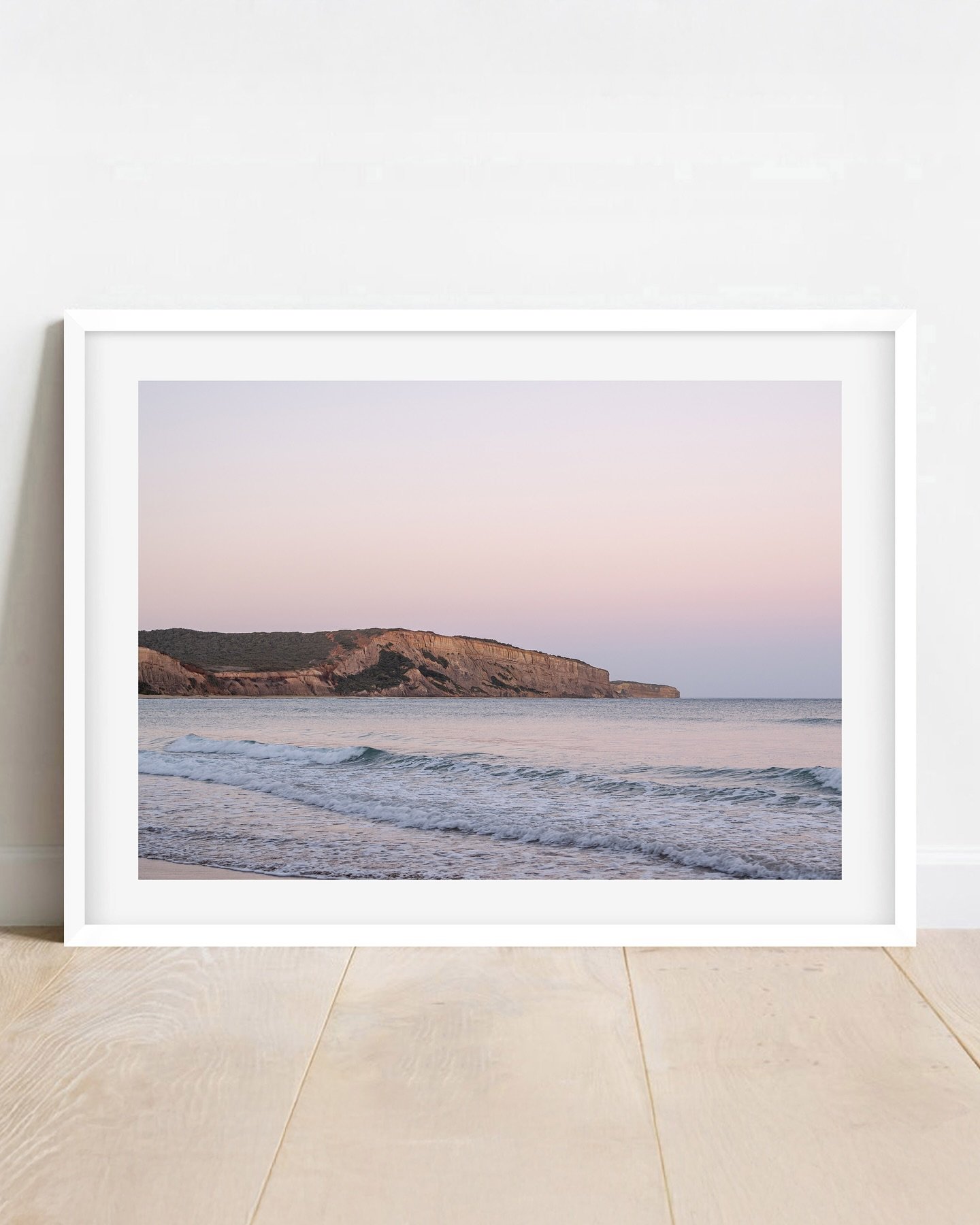 Another addition from Point Addis. The most perfect pinky purple end of Summer Sunset. This one is on my website now, and any sizing questions feel free to ask away, always happy to help if you need a hand deciding what size or prints would suit your