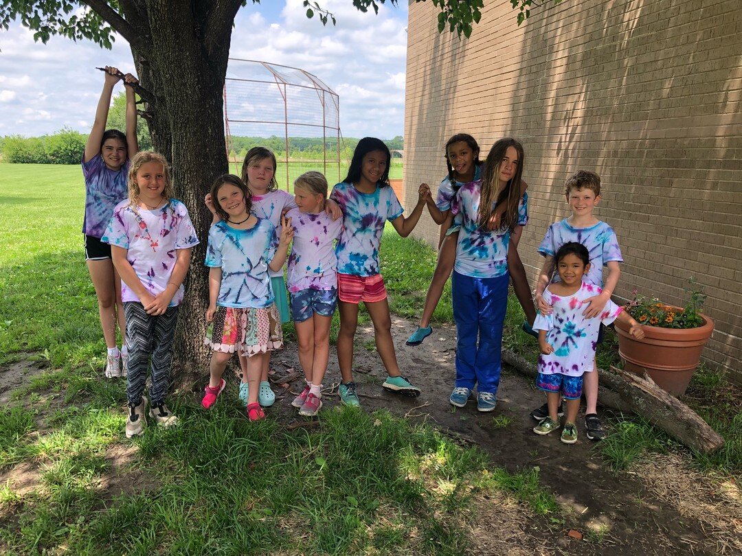 Our campers had been focusing on water in Summer Camp. When wrapping up their lessons, they learned that aside from playing with water, the children also used it to create a work of art. They made these beautiful tie-dyed shirts!

Our campers have al