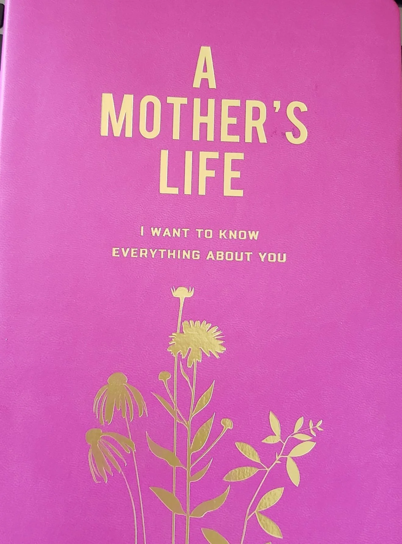 Journal journey from my son. Love it!!! for mother day. He said, we can go through it when we get together for lunch.