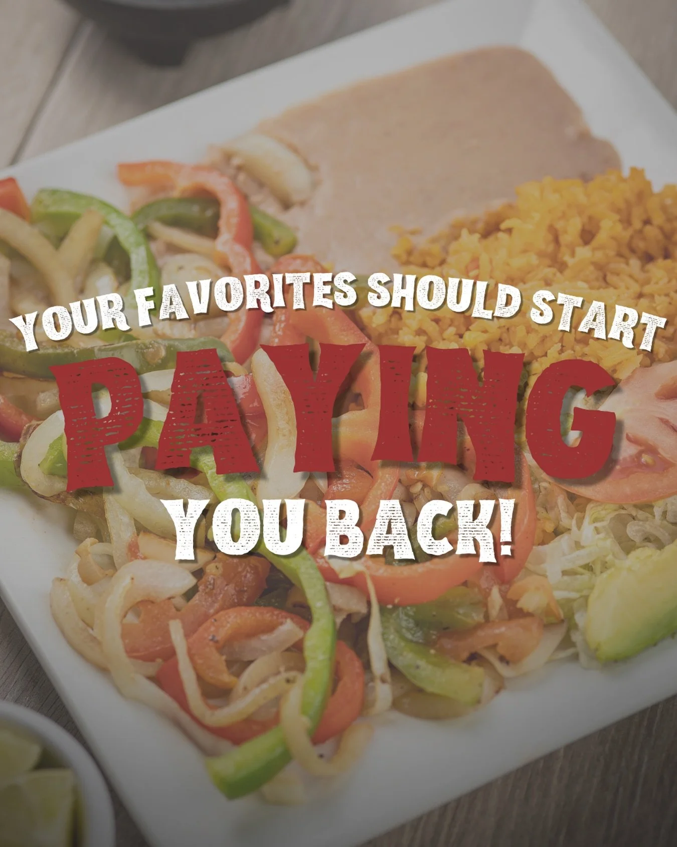 10th visit = FREE side, drink, or bev 🎉

#tacoregular #loyaltyperks