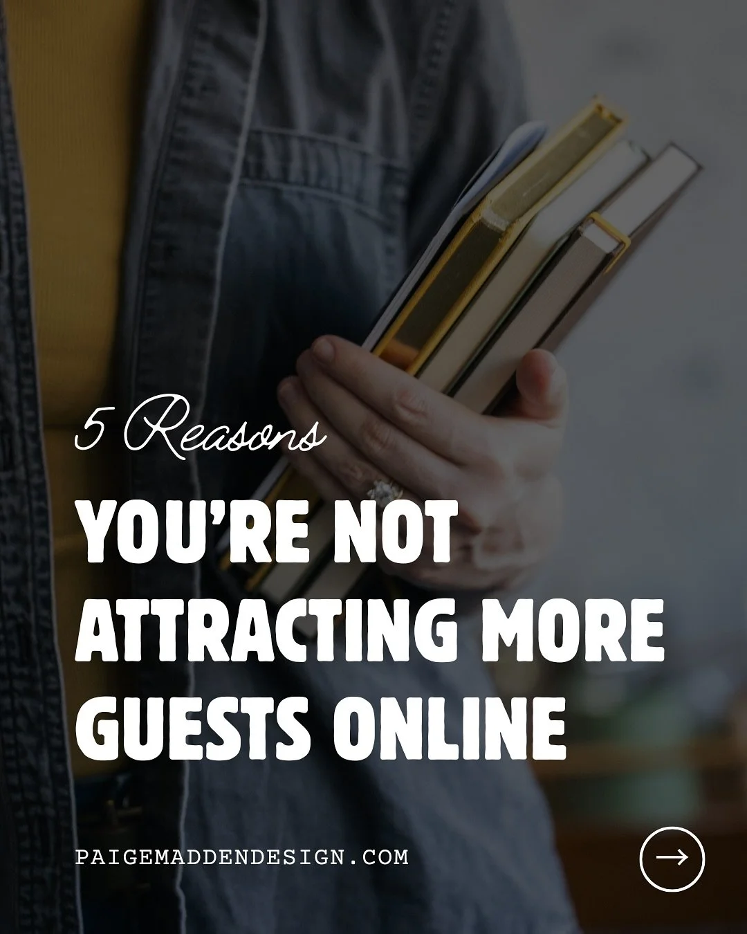 ✨ 5 Reasons You&rsquo;re Not Attracting More Guests Online ✨

If your website isn&rsquo;t converting as it should, these common issues could be why:

📱 Your site isn&rsquo;t mobile-friendly &mdash; frustrating visitors on phones 

🍽️ Menu is hard t