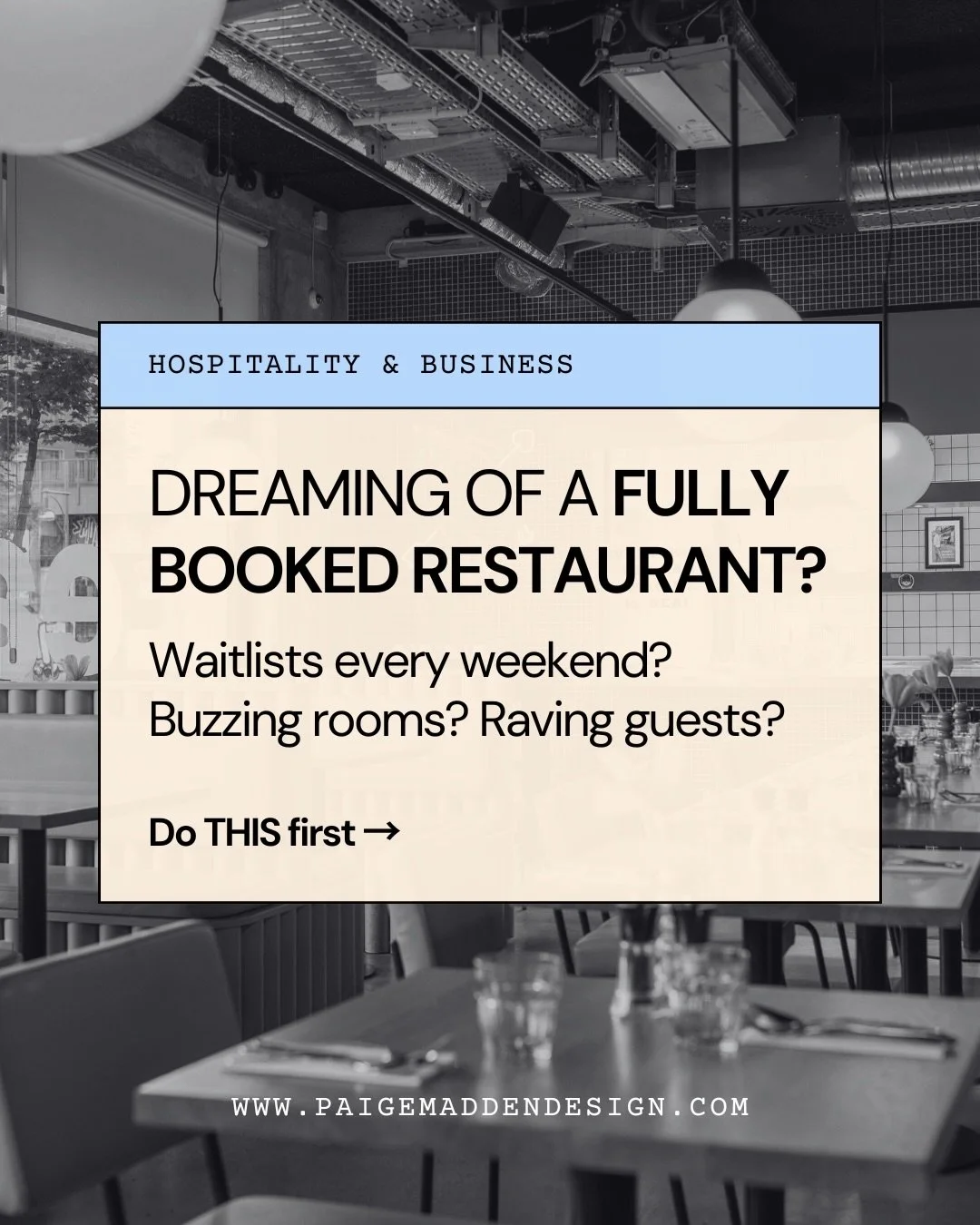 Waitlists every weekend don&rsquo;t come from flash promos&mdash;they come from clarity.​

This post reveals why most restaurant marketing efforts fizzle and shows how building a story-driven brand + seamless website first turns great food into consi