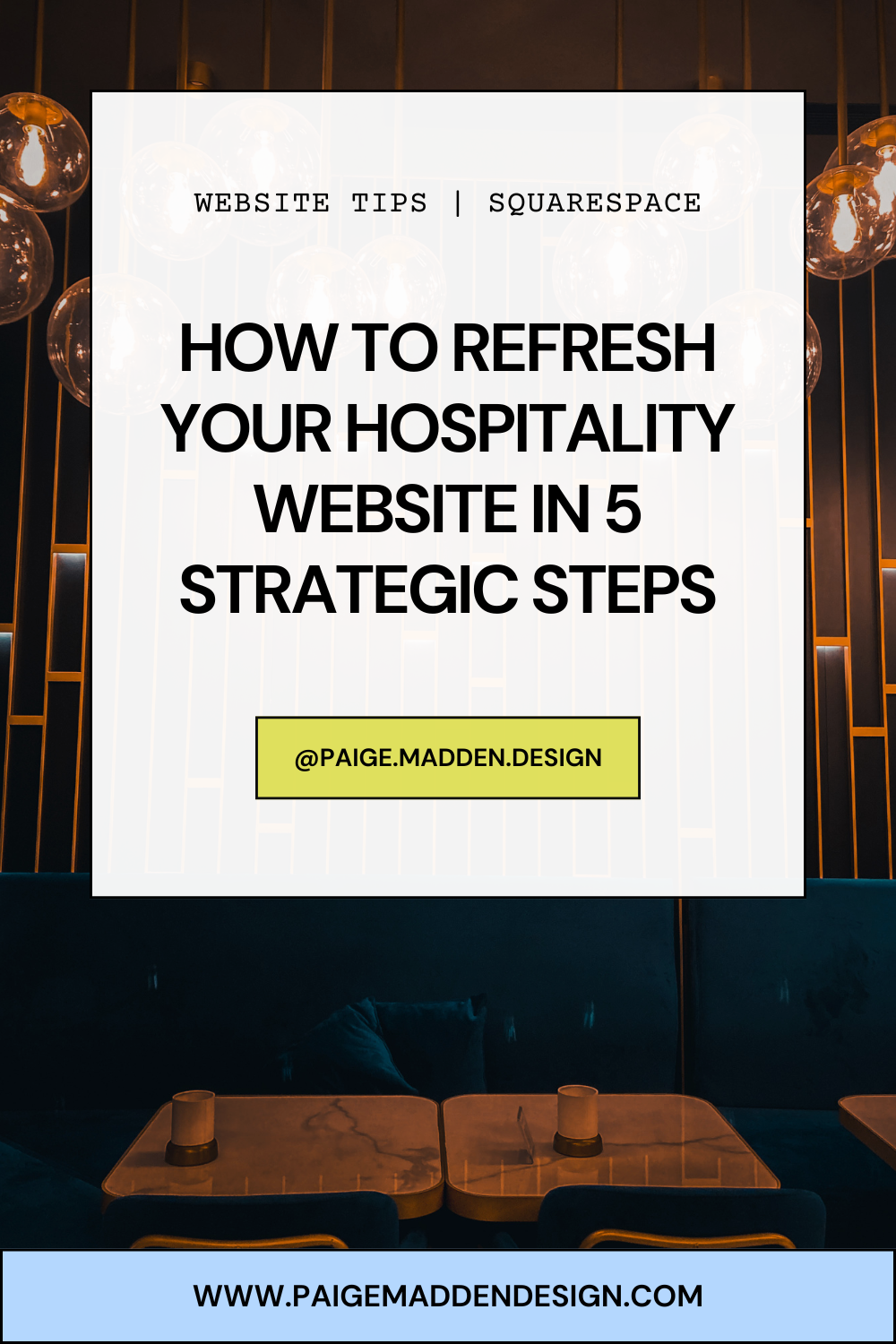 How to Refresh Your Hospitality Website in 5 Strategic Steps