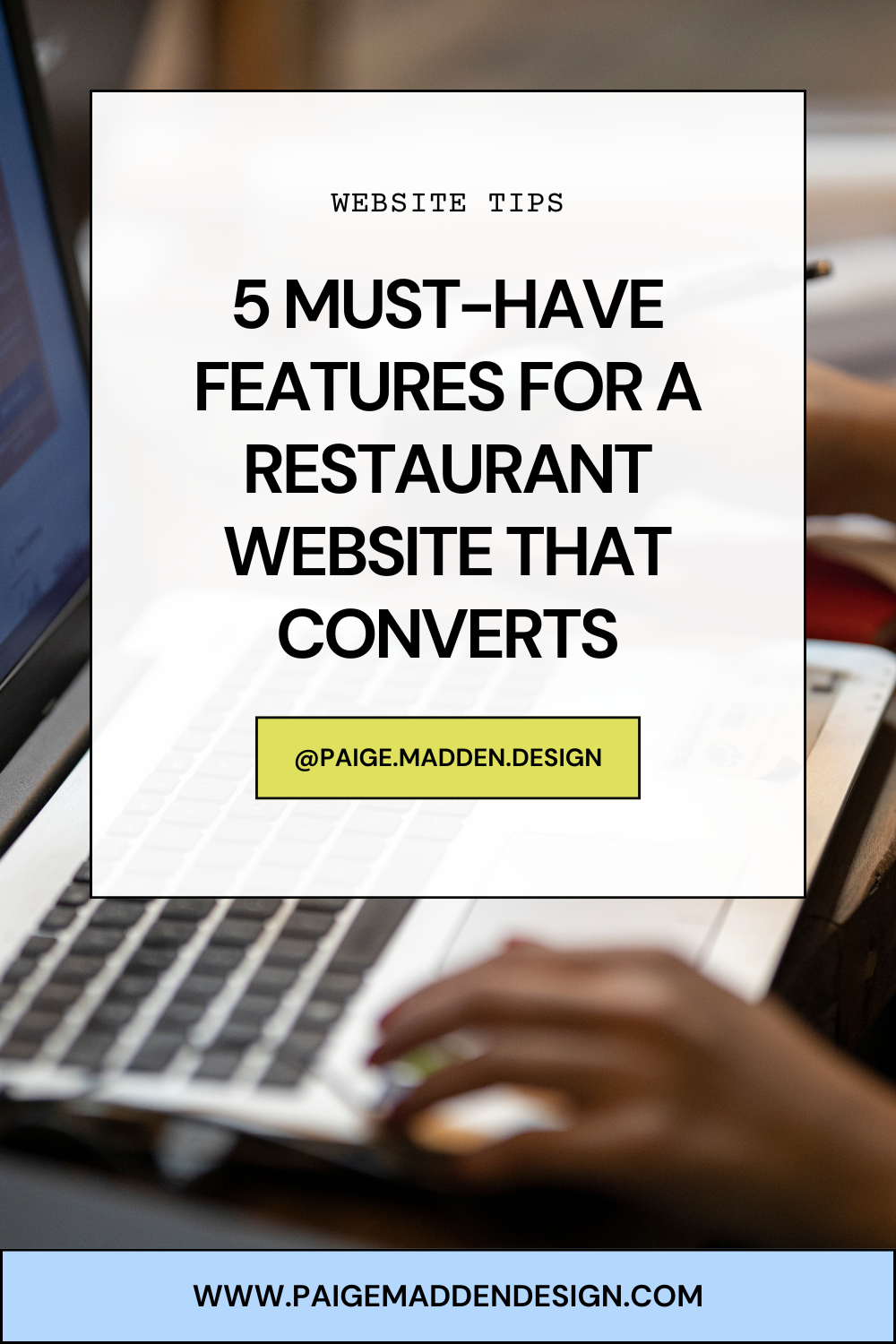 5 Must-Have Features for a Restaurant Website That Converts