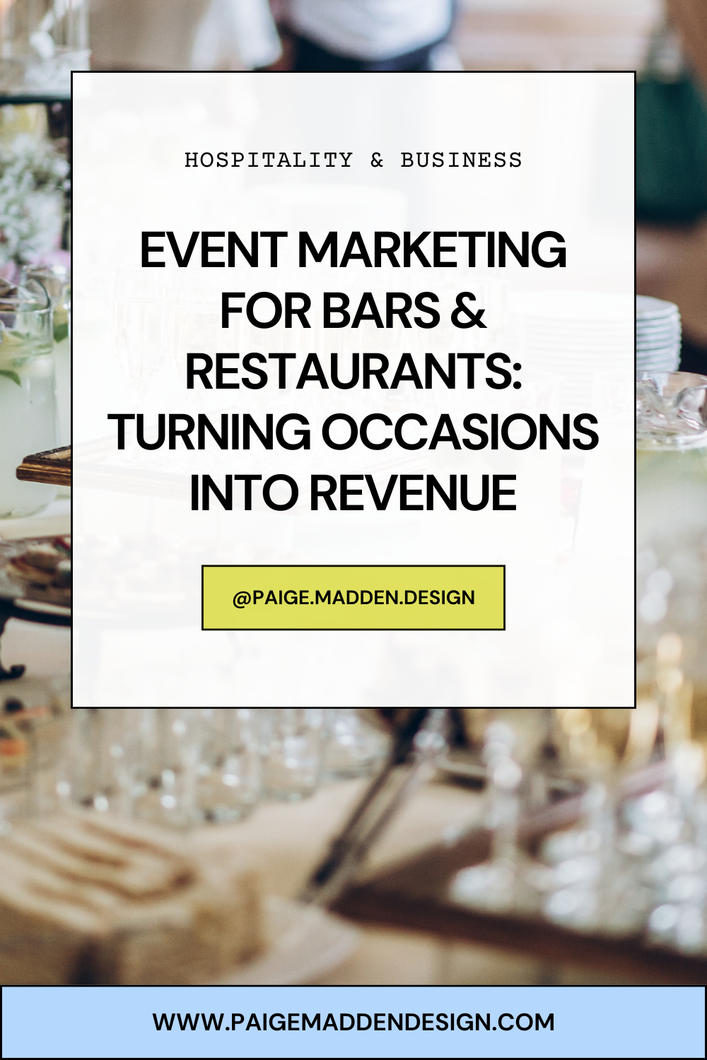 Event Marketing for Bars &amp; Restaurants: Turning Occasions Into Revenue