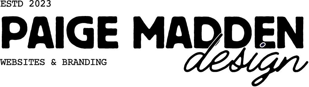 Paige Madden Squarespace Website Design + Branding Studio