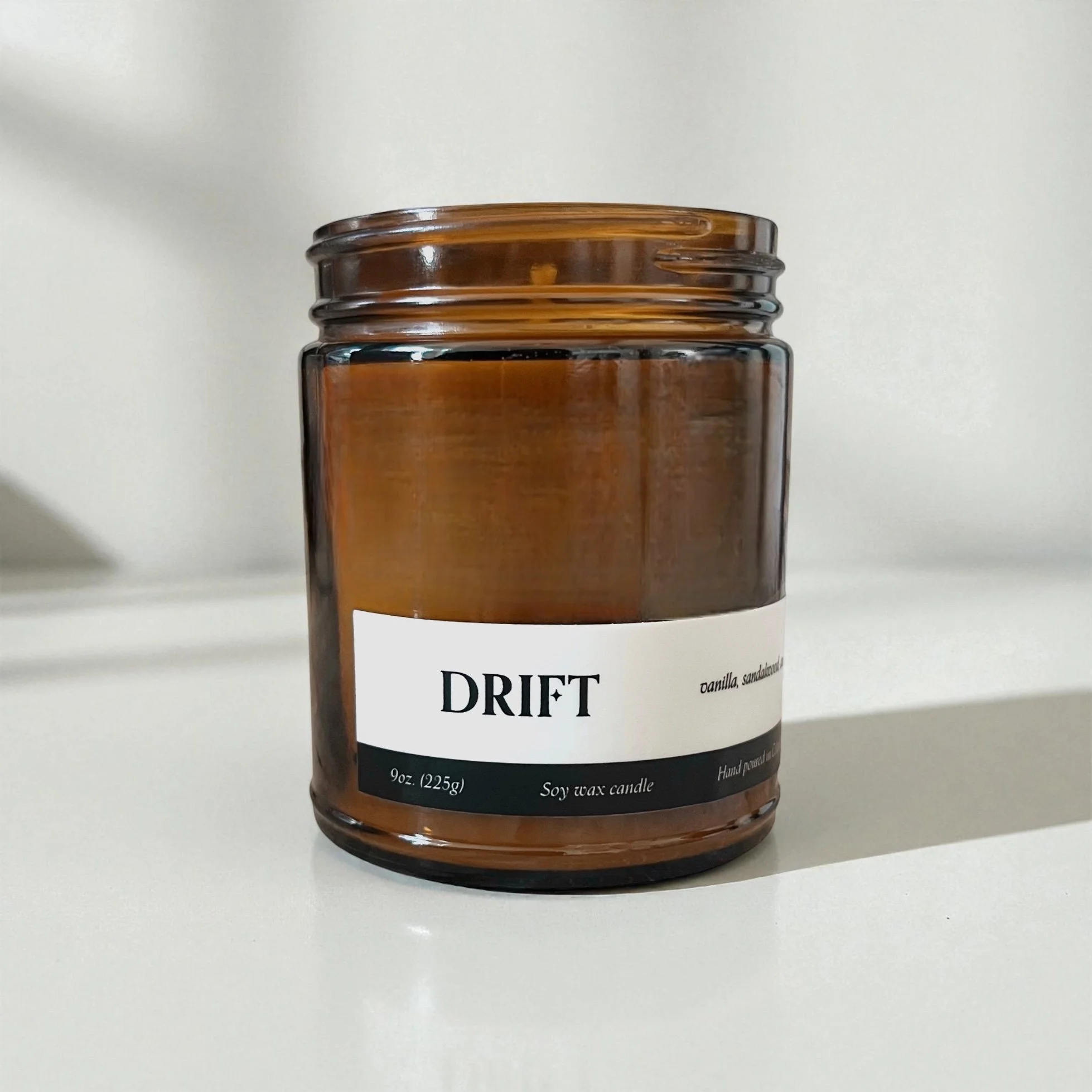 DRIFT 9oz Amber Glass Jar