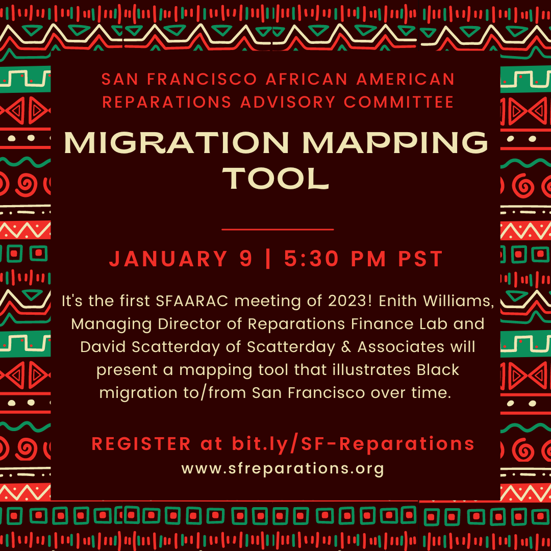 January Reparations Committee Meeting