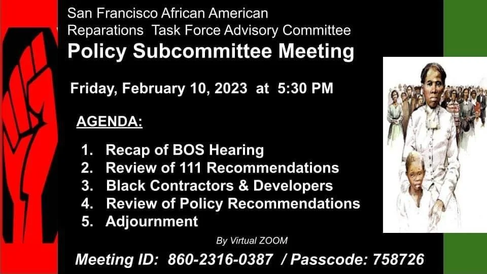 February Policy Subcommittee Meeting